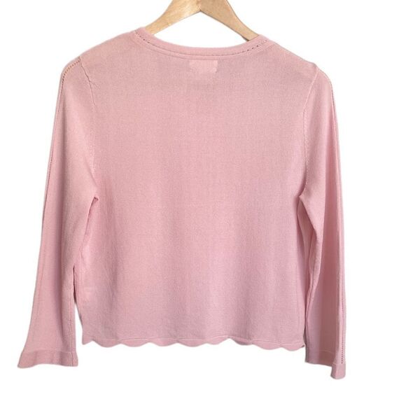 NWT Maison Jules Pink Cardigan Sweater Size Medium - Picture 4 of 5